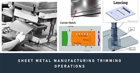 flaring process in sheet metal|trimming operation in sheet metal.